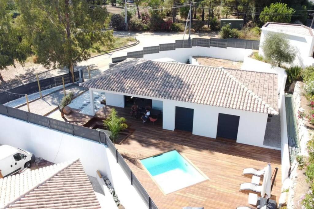 Villa moderne avec Piscine - Porticcio Grosseto-Prugna Extérieur photo